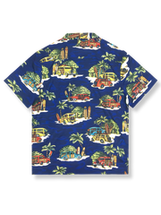 ドライブキャンプワゴン アロハシャツ