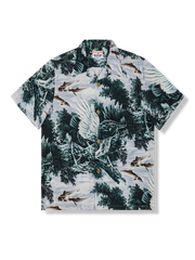 鷲・松・鯉 アロハシャツ