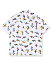 ビンテージカー柄 アロハシャツ