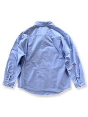 ルーズフィットのオックスフォードツイルワークシャツ全体図