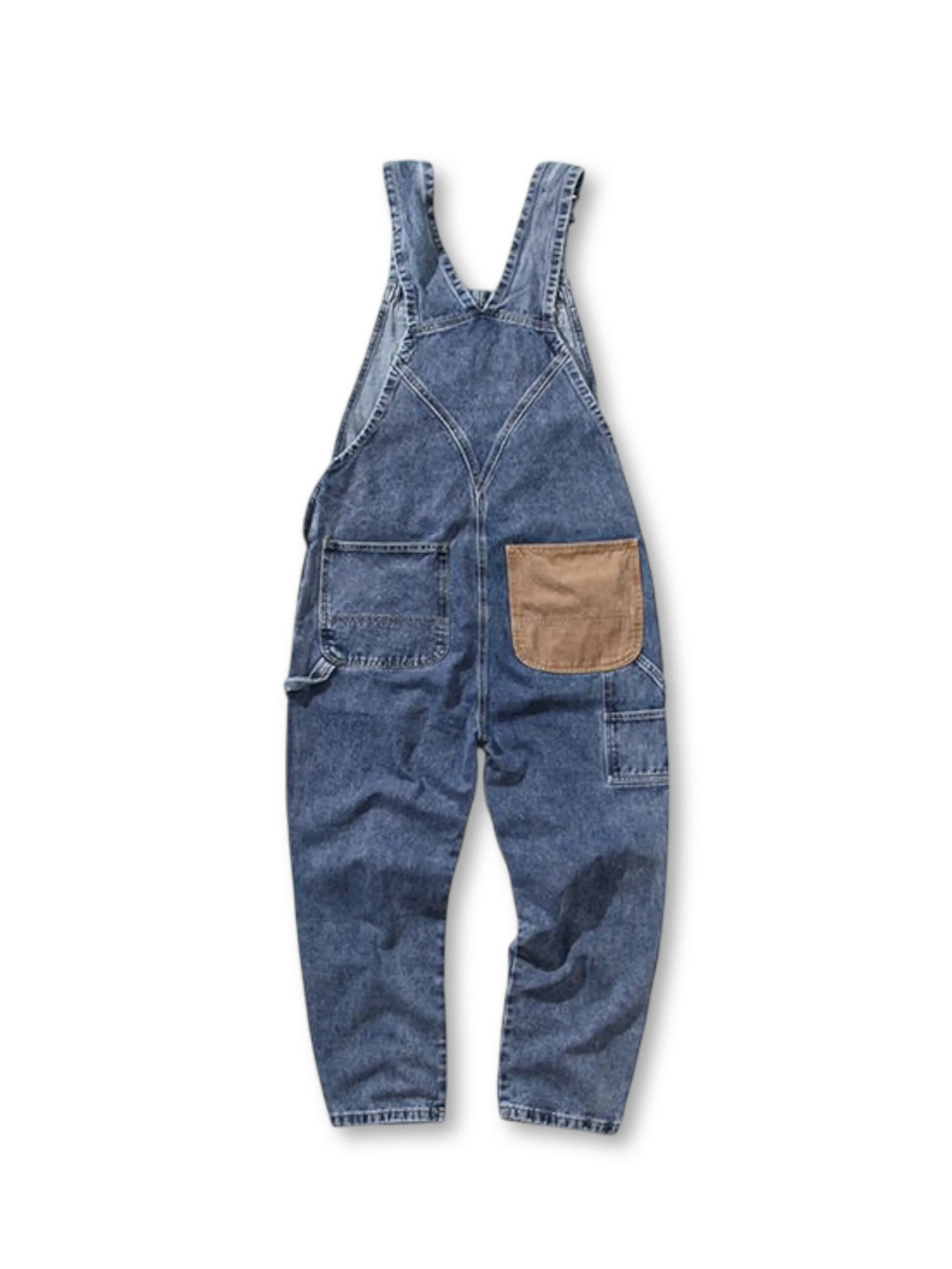 ヴィンテージワークデニムオーバーオール全体像
