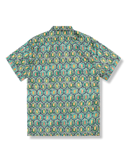 PLAME AUBE｜ヴィンテージ　緑色アロハシャツ