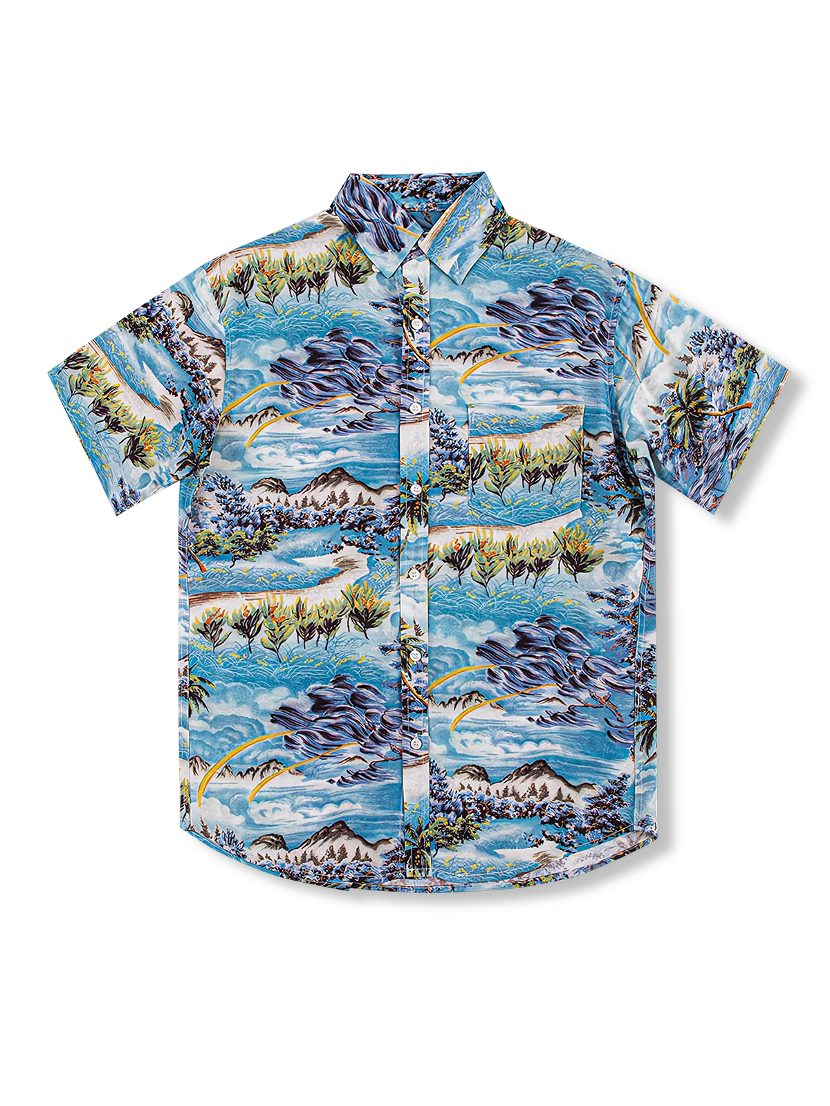 中国プリント柄アロハシャツ