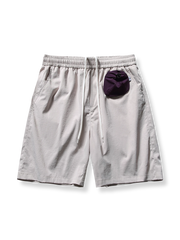 取り外し可能なポケット付きショートパンツ