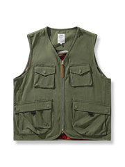 民族風 切り替え ワーク ベスト