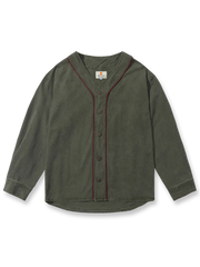 3色のヴィンテージ アメカジベースボールシャツの平置き画像