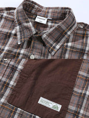 詳細画像: シャツのディテール、カラーポケットと生地の質感