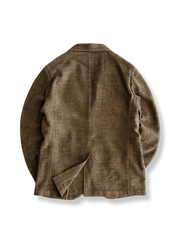 コーヒーリネンテーラードジャケット