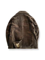 コーデュロイ  ダブルブレストテーラード ジャケット