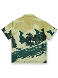雪山 流水 ハワイアンシャツ