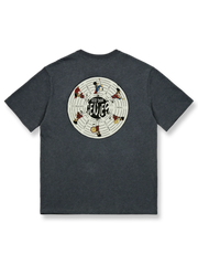 ビニールレコード マーチングバンド コットンTシャツ