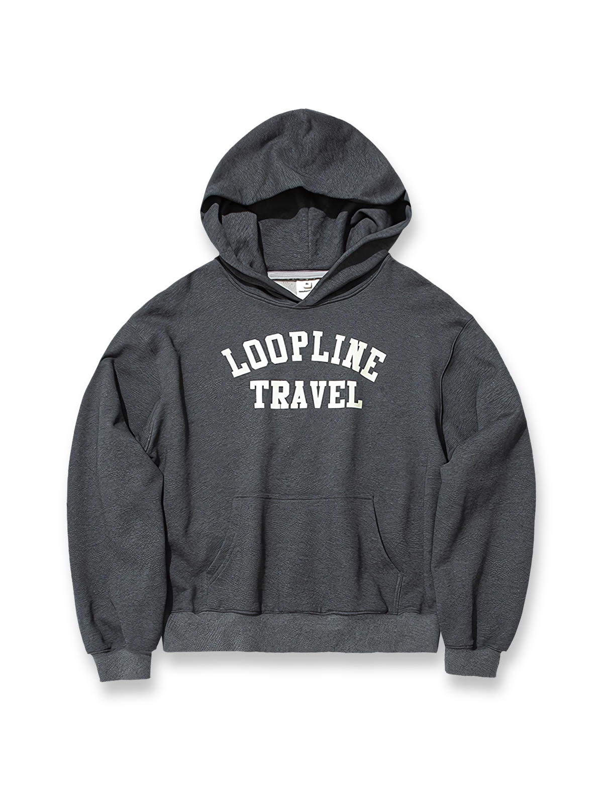 製品画像: 360Gアルファベットプリントパーカーの全体展示。クラシックなフードデザインとヴィンテージ感漂うアルファベットプリントが特徴のルーズフィットパーカー。秋冬のカジュアルシーンに最適。

詳細画像: フードとアルファベットプリントのディテール特写。高品質な360Gヘビーウェイトニット素材と、しっかりとしたプリントディテールが強調され、デザイン性と実用性を兼ね備えたパーカー。