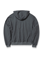 製品画像: 360Gアルファベットプリントパーカーの全体展示。クラシックなフードデザインとヴィンテージ感漂うアルファベットプリントが特徴のルーズフィットパーカー。秋冬のカジュアルシーンに最適。

詳細画像: フードとアルファベットプリントのディテール特写。高品質な360Gヘビーウェイトニット素材と、しっかりとしたプリントディテールが強調され、デザイン性と実用性を兼ね備えたパーカー。