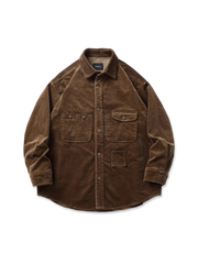 製品画像：ヘビーコーデュロイワークシャツジャケット正面展示