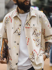 ポーラーベア・ベースボールプリントシャツ