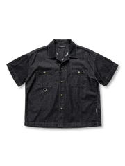 ワークデニムショートスリーブシャツ