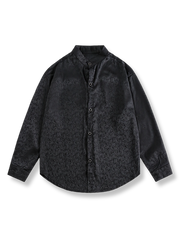 ドレープ感 ラウンドネックシャツ