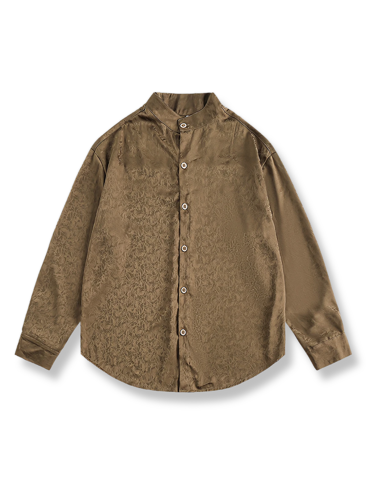 ドレープ感 ラウンドネックシャツ