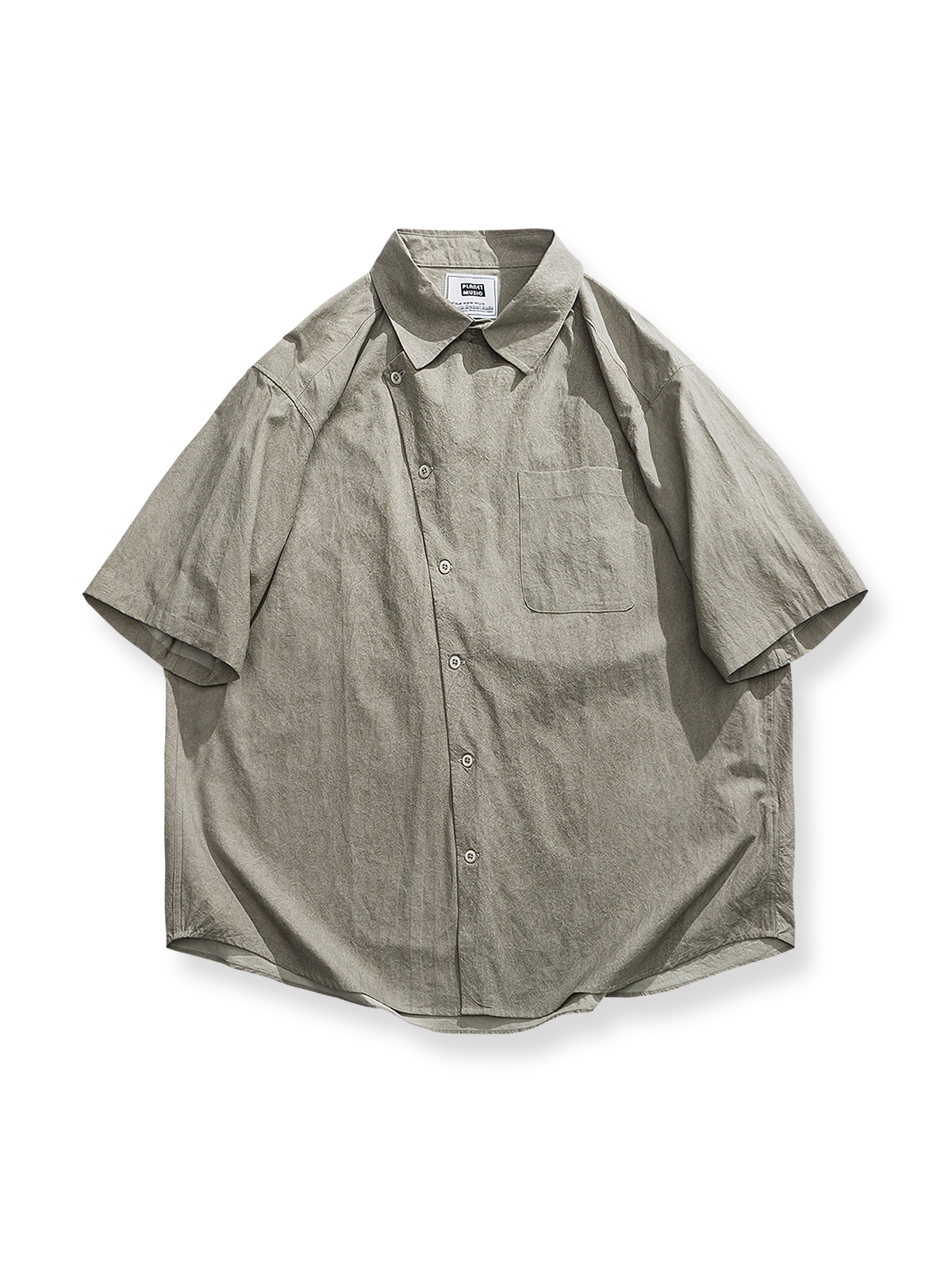 ヴィンテージウォッシュワークシャツ正面図
