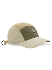 登山者刺繍入りソフトトップ速乾ベースボールキャップ