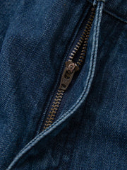 ツーポケットワイドデニムショートパンツ