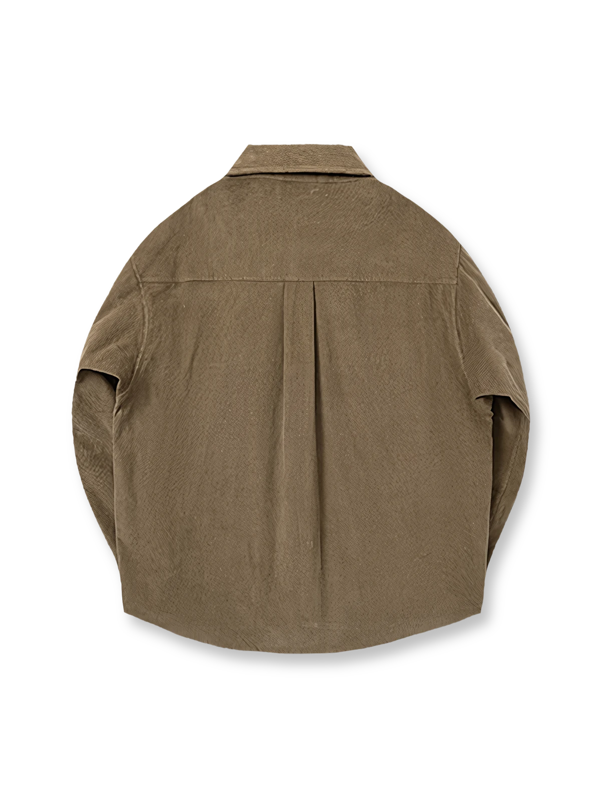 製品画像: ジャパニーズテイストのコーデュロイワークシャツの正面展示。冬に最適な柔らかい100%コットン素材で、カジュアルかつ上品なスタイルを提供。

詳細画像: ダブルポケットとコーデュロイ素材の質感を強調したディテール展示。実用性とレトロな魅力を兼ね備えたデザイン。