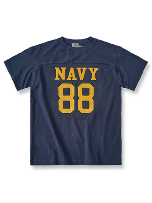 海軍88番号 アメリカンフットボール コットンTシャツ – PESSOA CLUB 海軍88番号 アメリカンフットボール コットンTシャツ – PESSOA CLUB