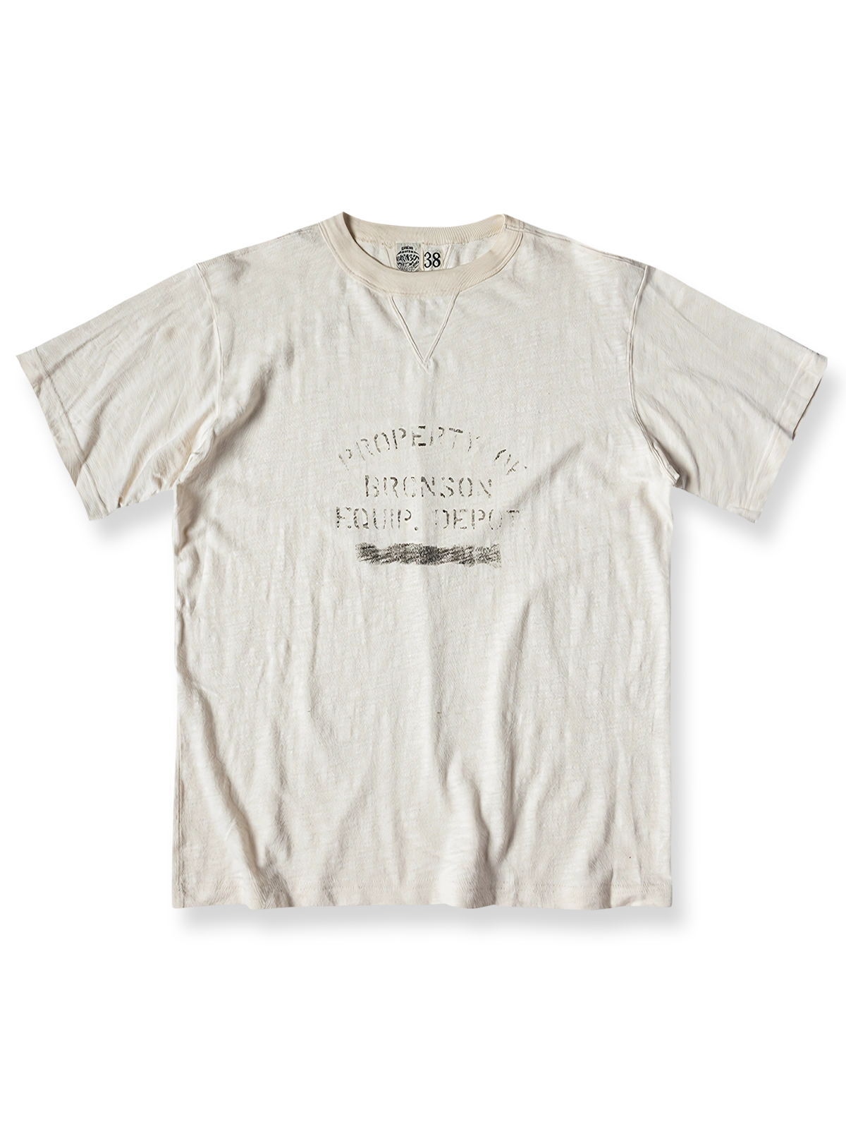 アメリカンコットン双VスポーツTシャツの正面画像