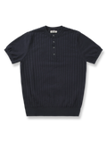 クラシック ヘンリーネック ニットTシャツ