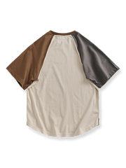 ラグランスリーブカーブヘムTシャツ全体展示