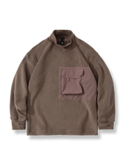 異素材コンビポケット フリーススウェット