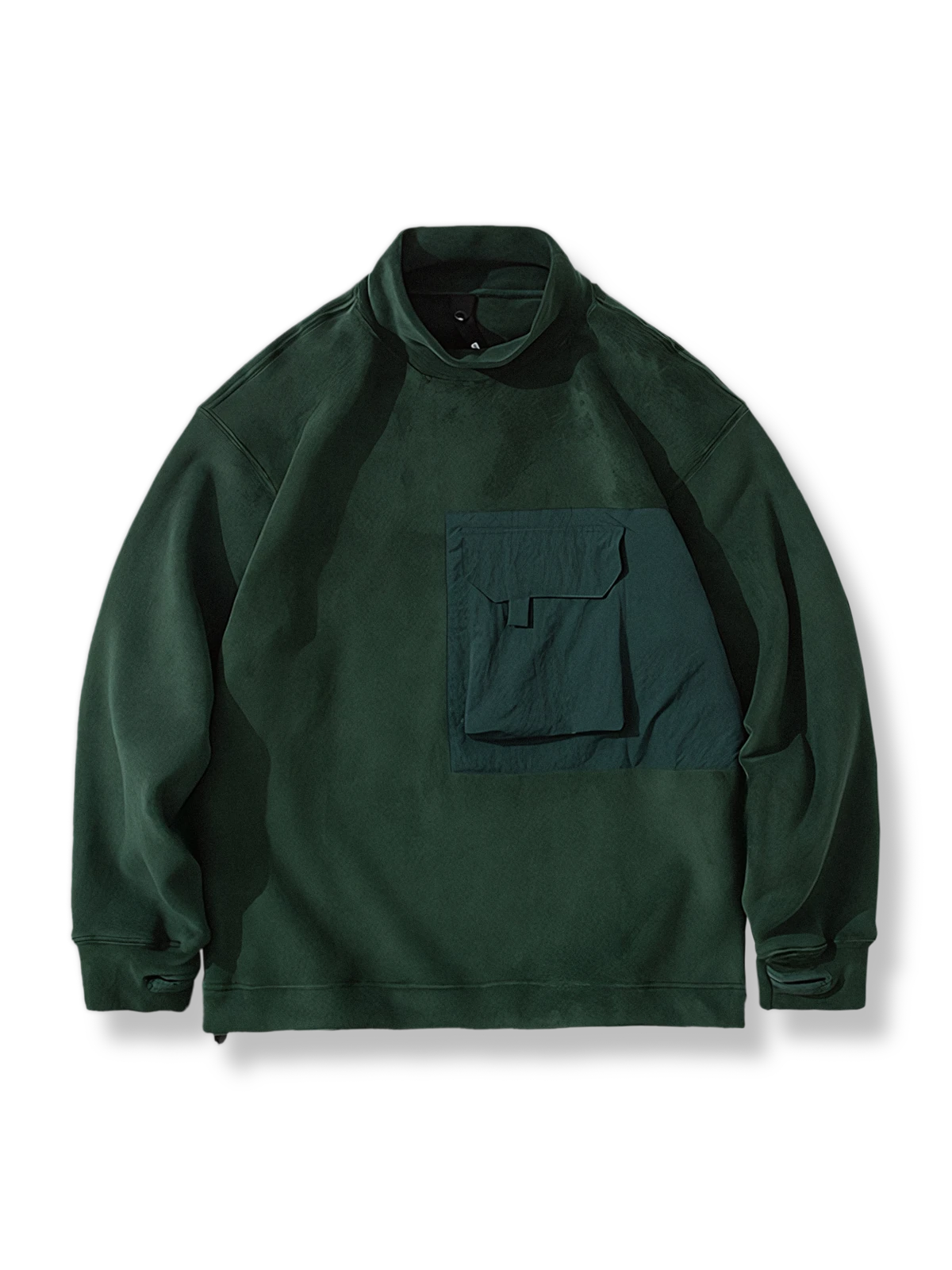 異素材コンビポケット フリーススウェット