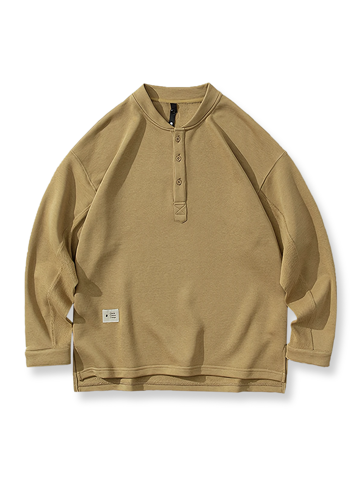 ウォッシュド ヘンリーネックスウェット