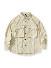 立体ポケット ワークシャツ