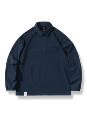 ポロカラー プルオーバージャケット