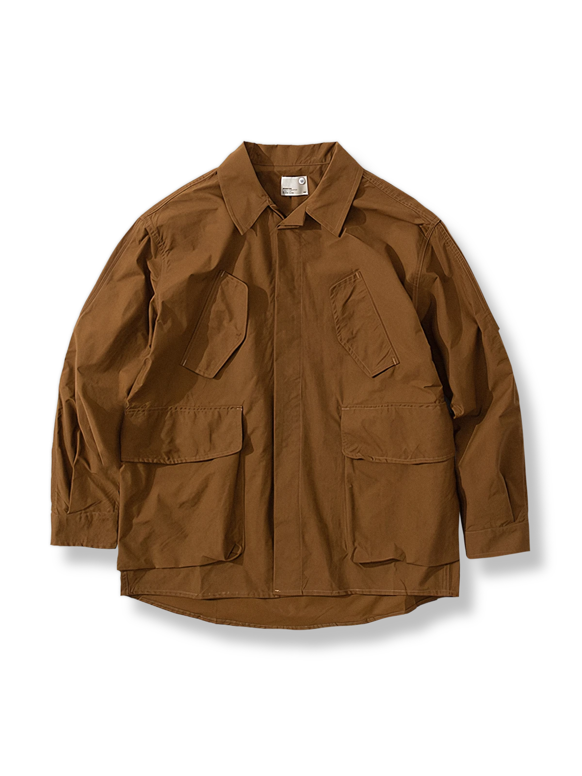 四ポケット ワークウェア風シャツジャケット