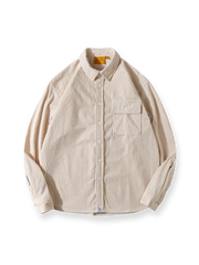 5色展開 コーデュロイカジュアルシャツ