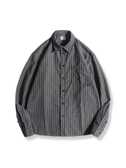 3色ストライプ カジュアルシャツ