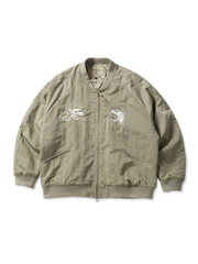 製品画像：スカジャン（横須賀刺繍ジャケット）全体展示