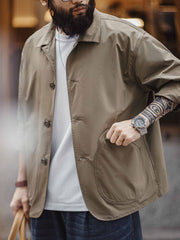 フレンチヴィンテージ 斜め挿しポケットジャケット