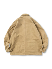 コーデュロイ風 テーラードワークジャケット