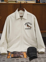 ヴィンテージ刺繍コーチジャケット