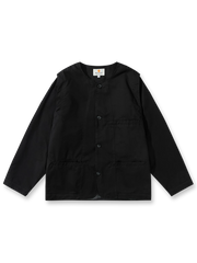 ノーカラー マルチポケットワークジャケットの全体図