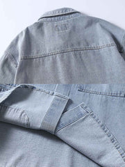 ヴィンテージ風ウォッシュ加工デニムジャケット