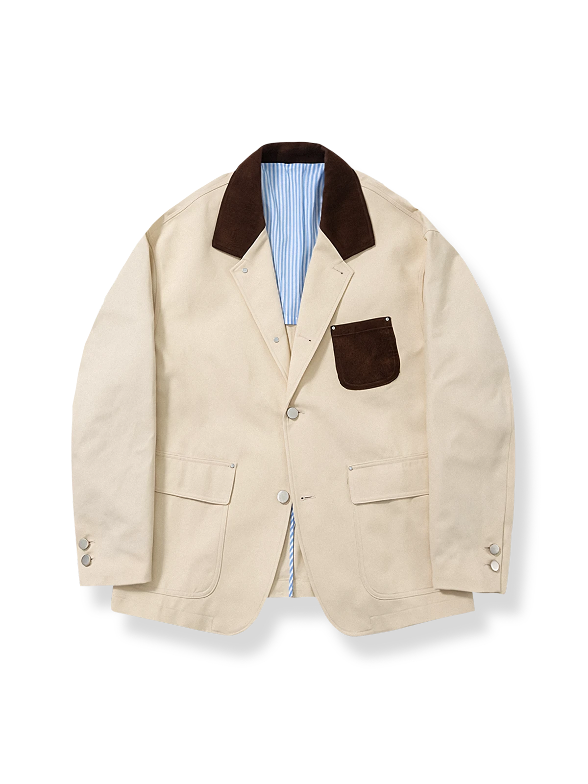 2WAYコーデュロイ襟 ワークジャケット