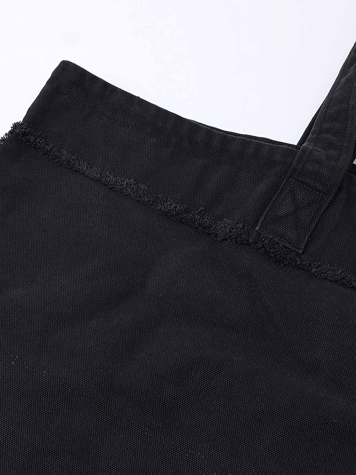 ヘビーキャンバストートバッグのディテール展示図