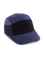 ワーク風のカラーブロックベースボールキャップ正面図