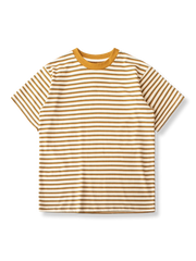 ジンジャーイエローストライプTシャツ全体像