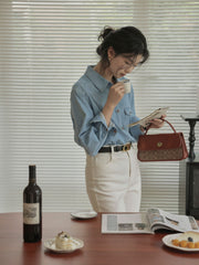 軽量デニムシャツ