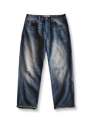 手作業 ヴィンテージ ウォッシュ加工 ダメージデニム – PESSOA CLUB